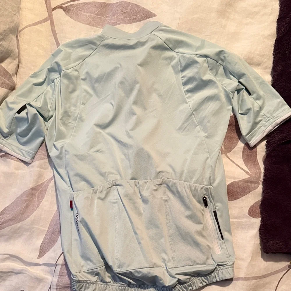 Light Blue Cycling Jersey - Picture 2 of 4